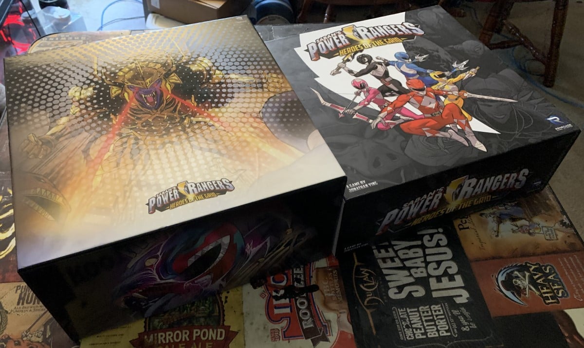 A pic of the Kickstarter Deluxe Box with the base game box for scale