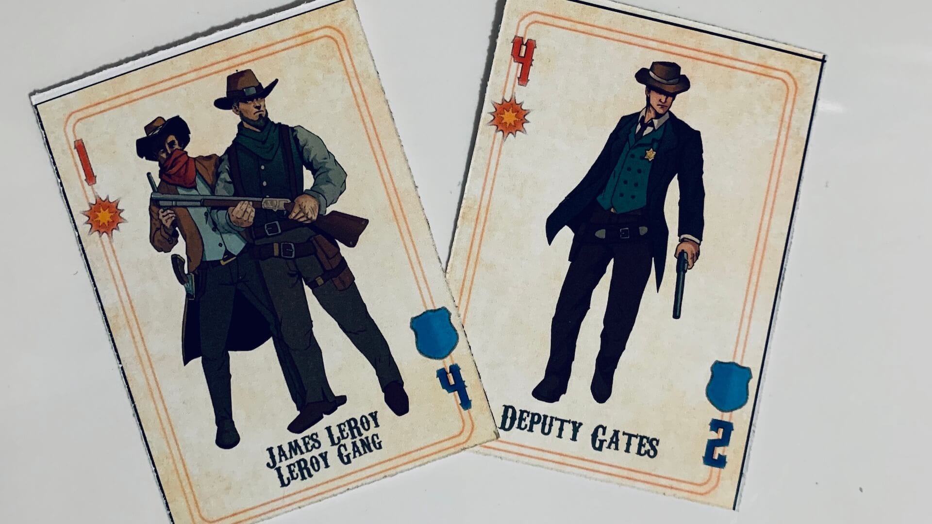 Two cards used in High Noon