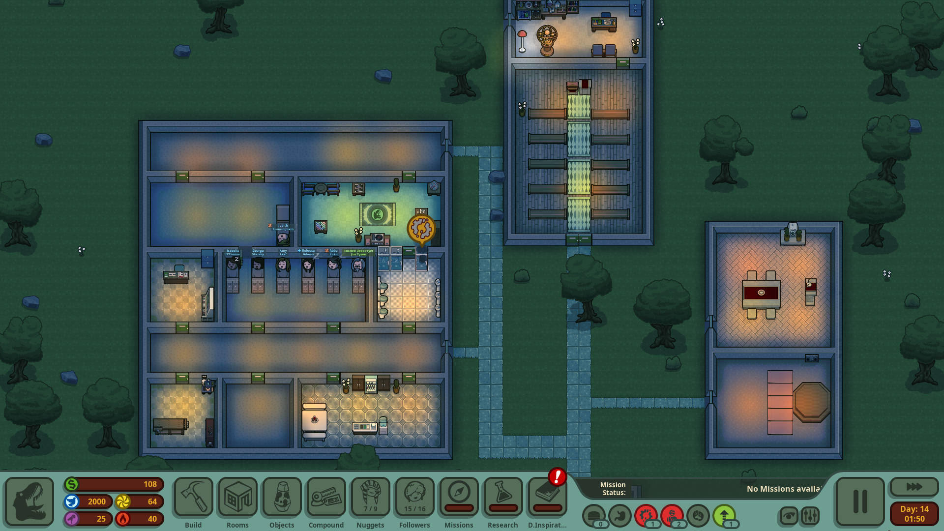 Honey I Joined A Cult Guide for Beginners - Base Progress