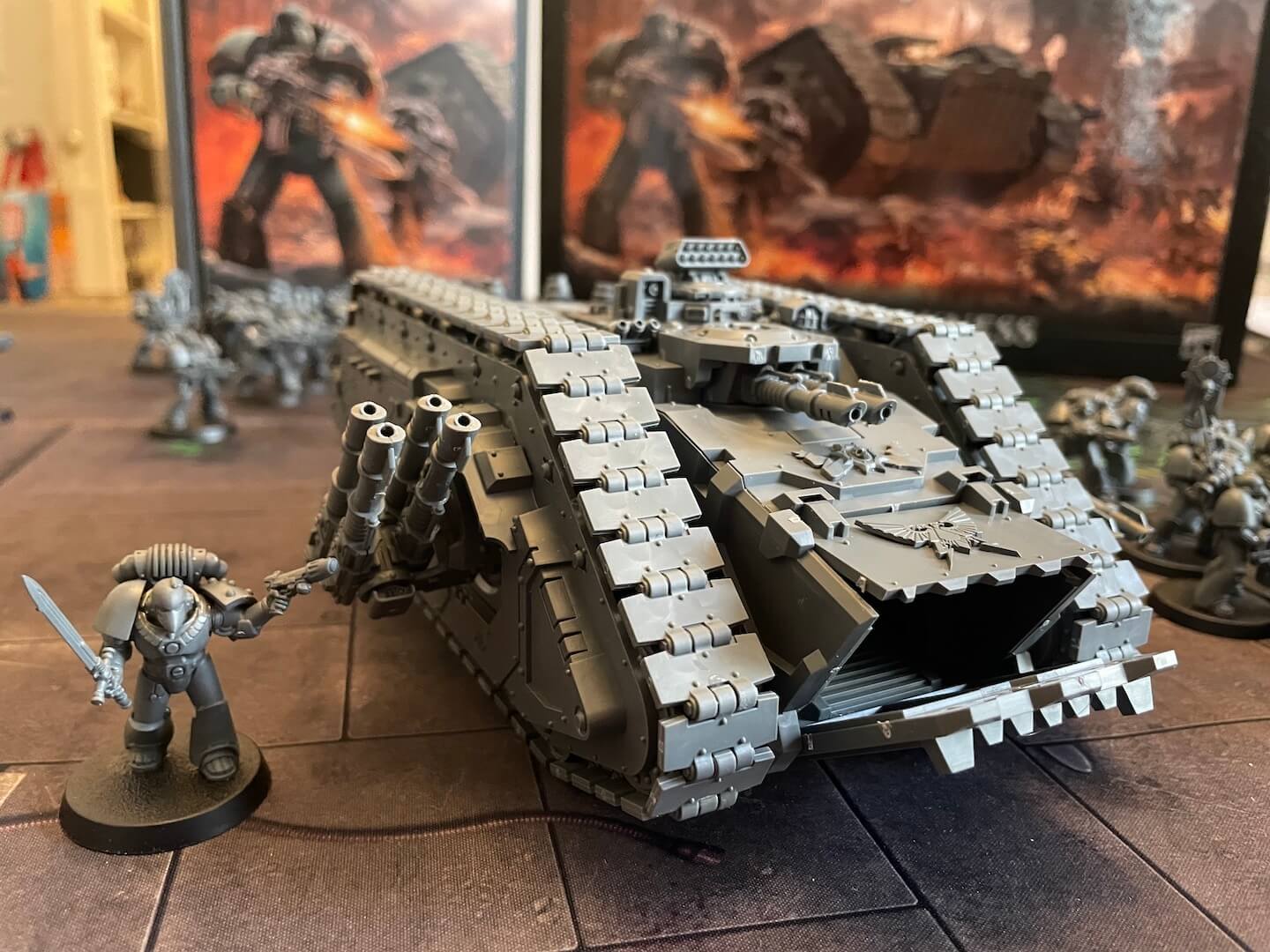 The Land Raider Spartan from Warhammer The Horus Heresy Age of Darkness