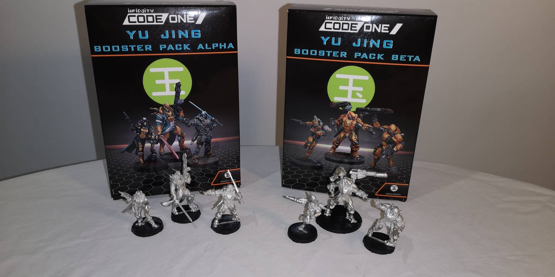 Infinity CodeOne Yu Jing Booster Pack Alpha and Beta.