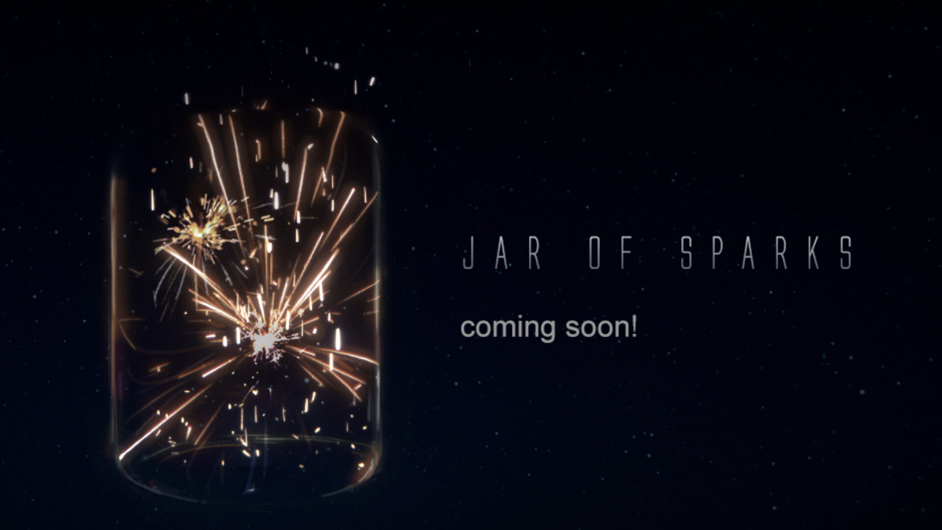 A teaser image of the new Jar of Sparks logo