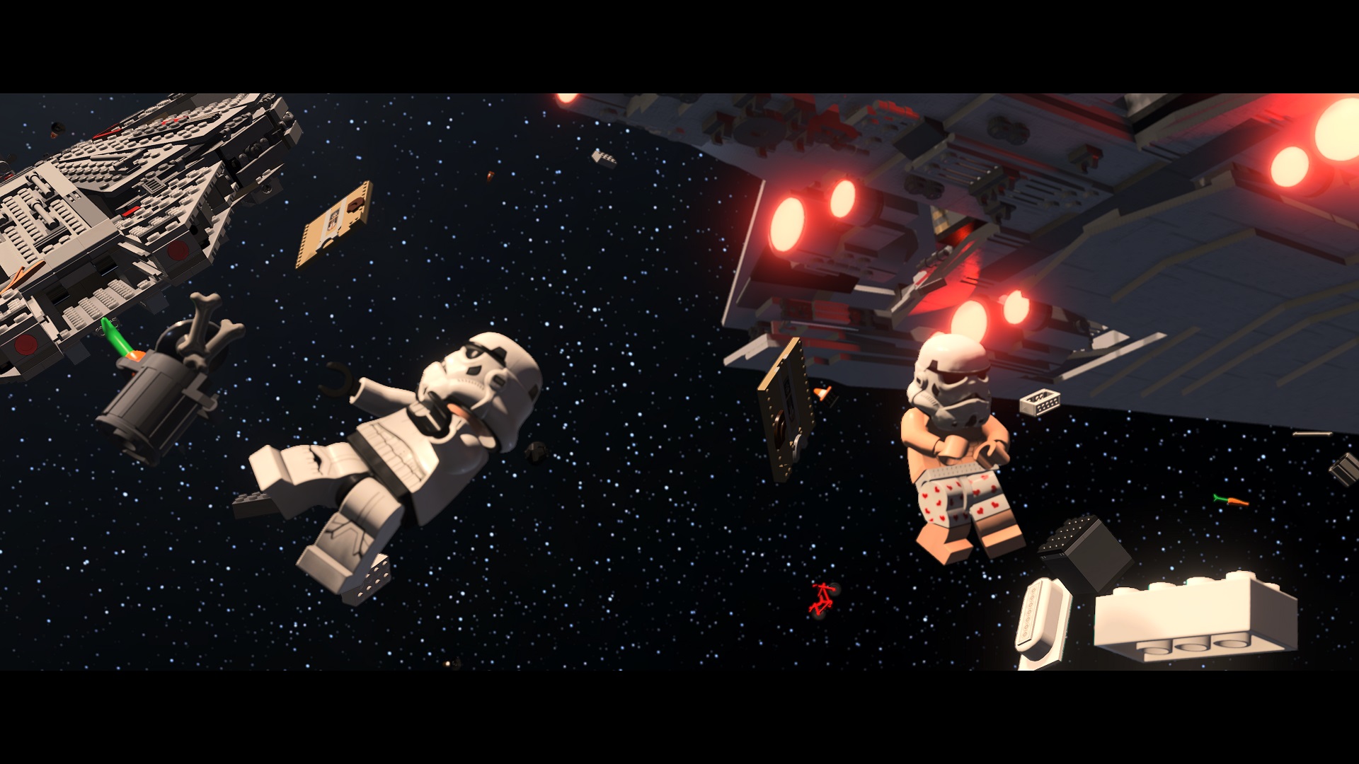 LEGO Star Wars stormtroopers in underwear