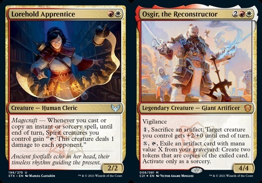 Cards revealed for the college of Lorehold