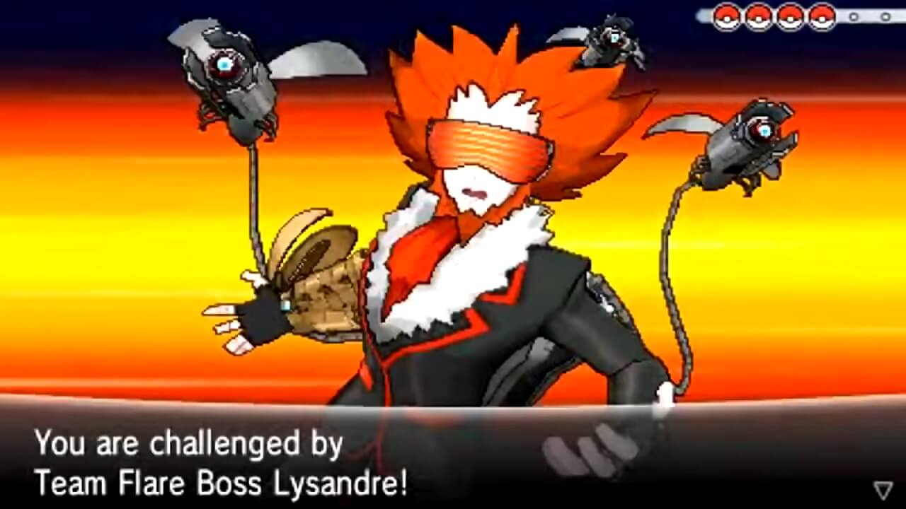 Lysandre Pokémon X & Y final battle