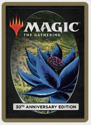 The 30th Anniversary card back for the Magic 30th Anniversary Edition
