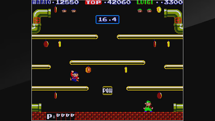 Image of the Original Mario Bros Arcade Game