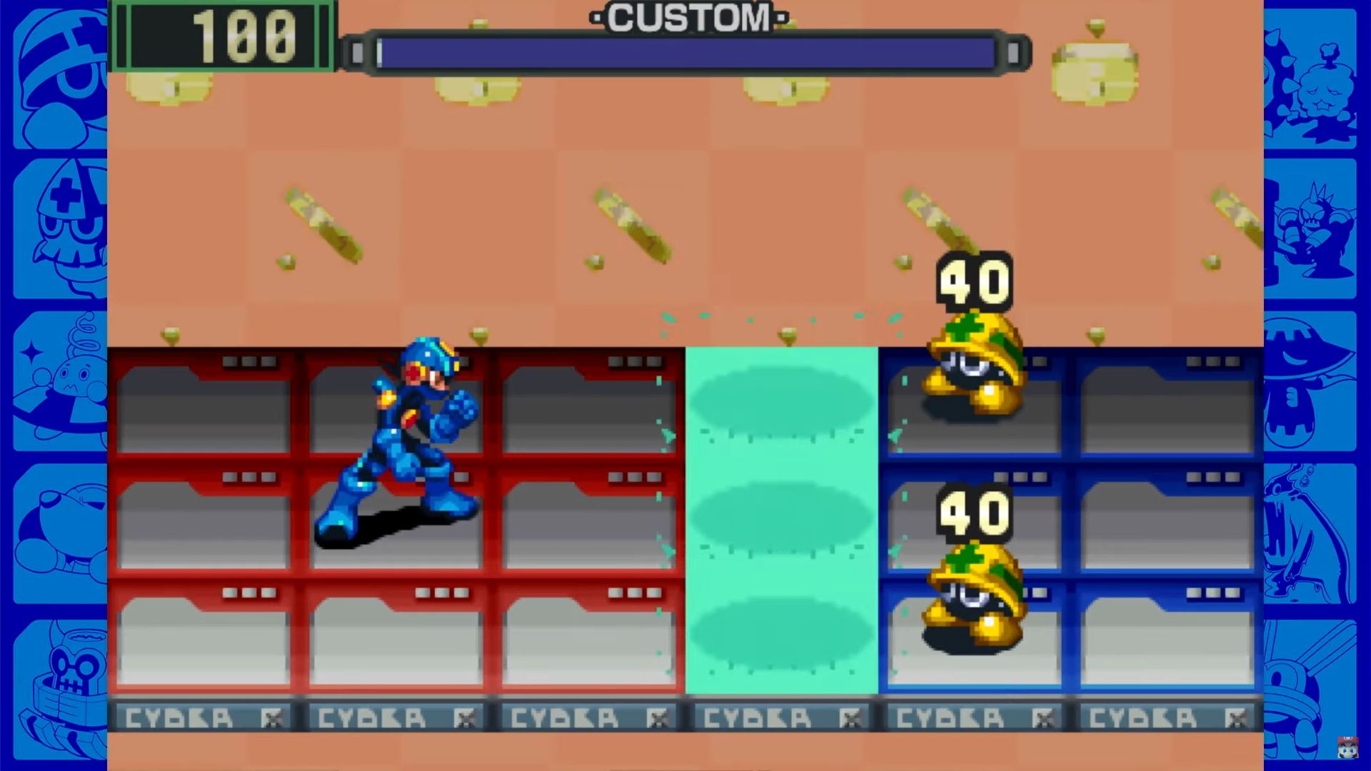 Mega Man in battle in Mega Man Battle Network: Legacy Collection in today's Nintendo Direct Mini