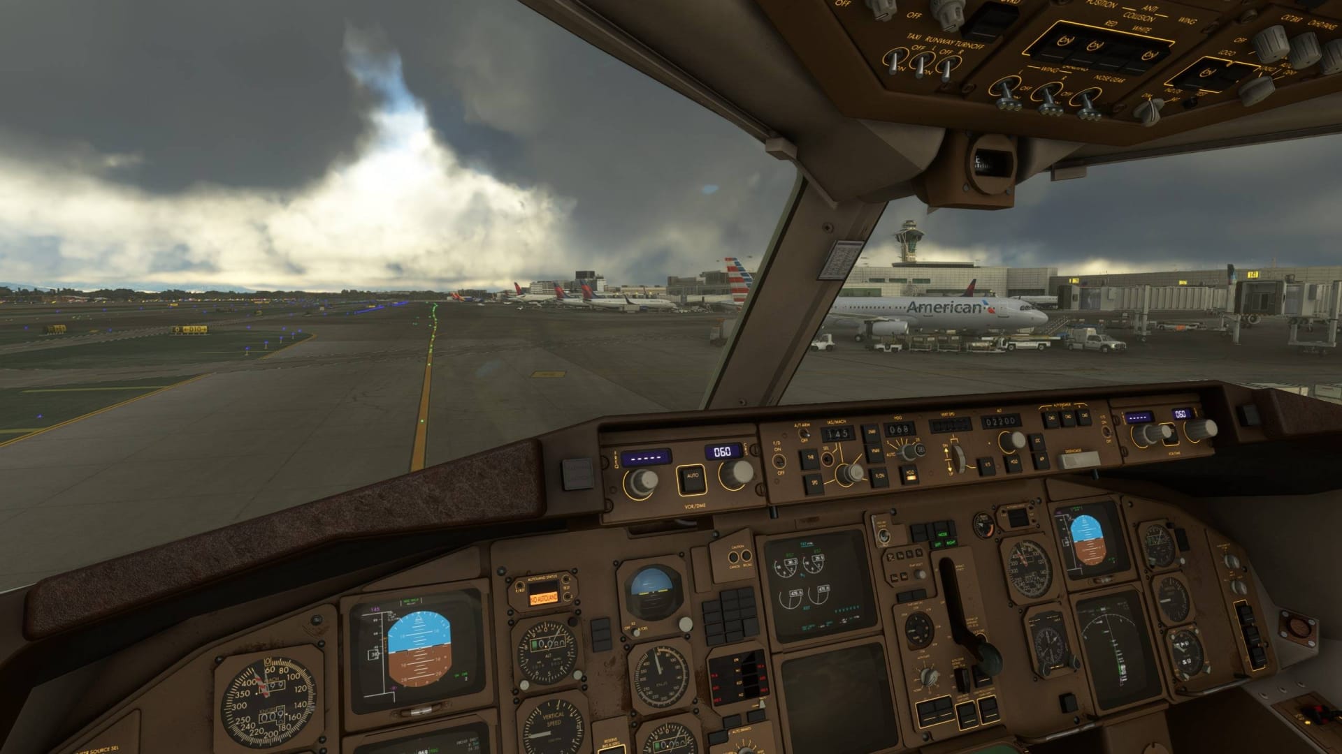 Microsoft Flight Simulator Boeing 767 RHD Taxi at LA