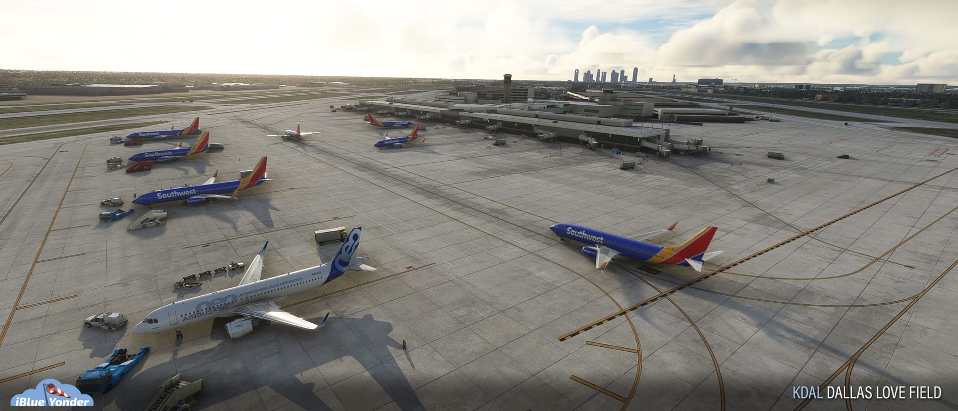 Microsoft Flight Simulator Dallas Love Field