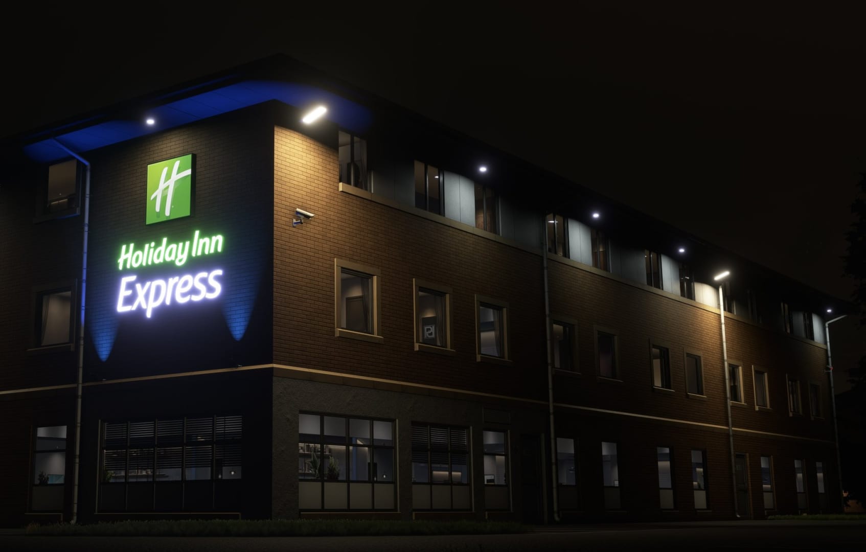 Microsoft Flight Simulator East Midlands Airport Holiday Inn Express