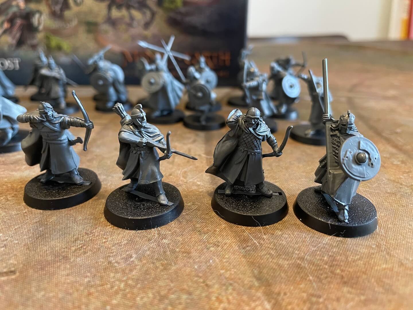 Soldiers stand proud in the Middle-earth Strategy Battle Game Rohan Battlehost