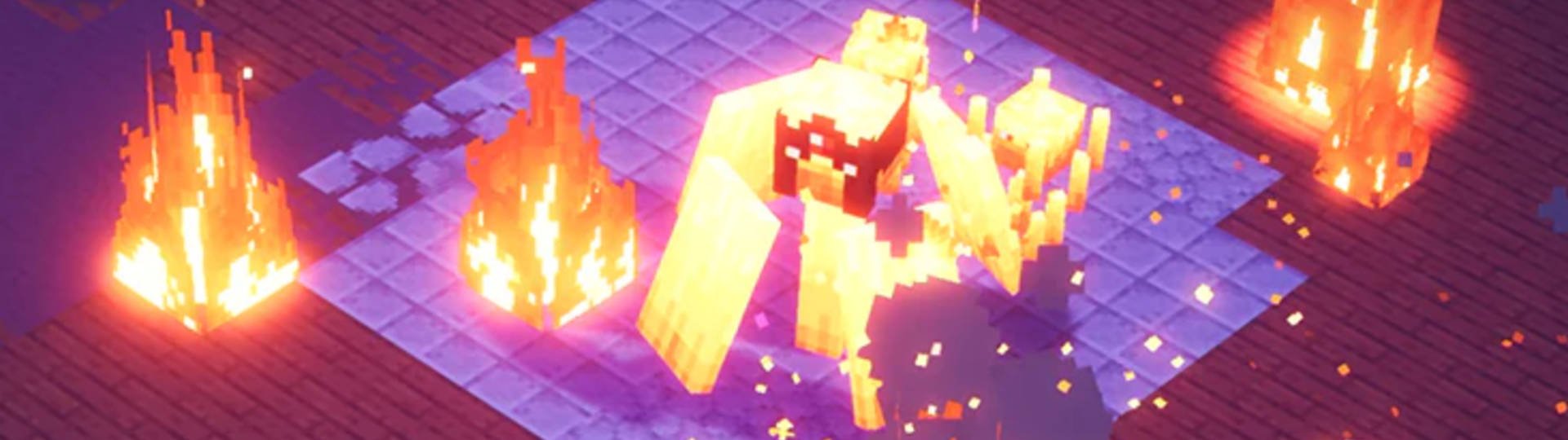 Minecraft Dungeons Wildfire Mob slice