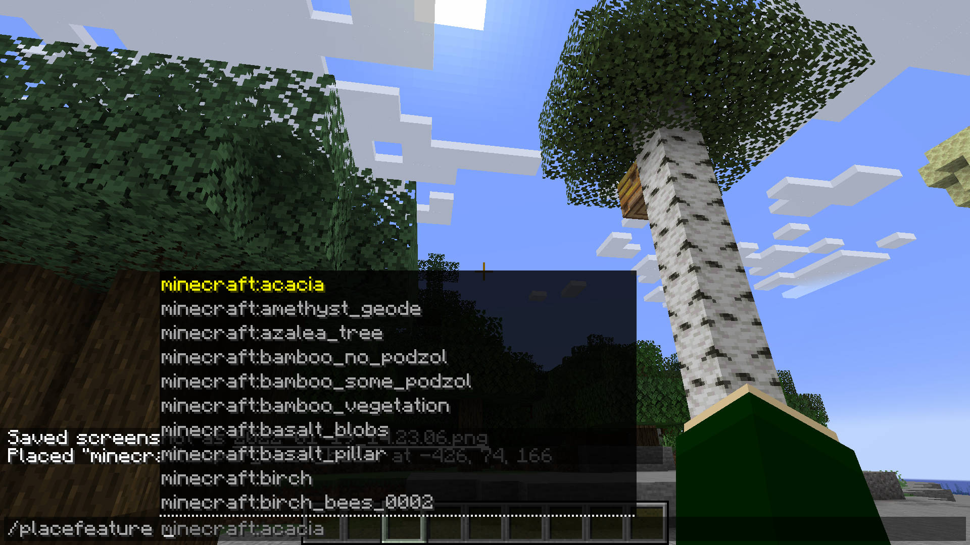 Minecraft Snapshot 22w03a Adds Place Feature Command Techraptor