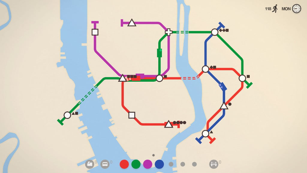 A shot of new Apple Arcade App Store Great game Mini Metro