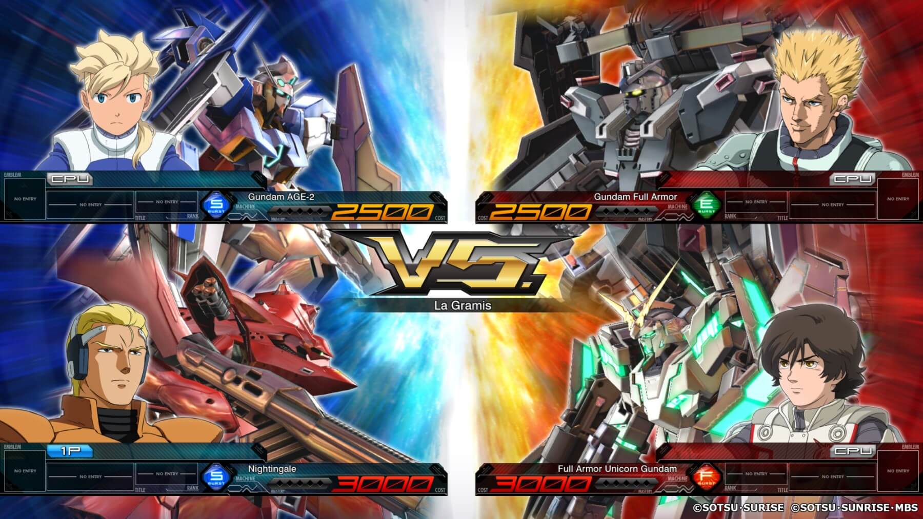Mobile Suit Gundam Extreme VS. Maxiboost On Networking