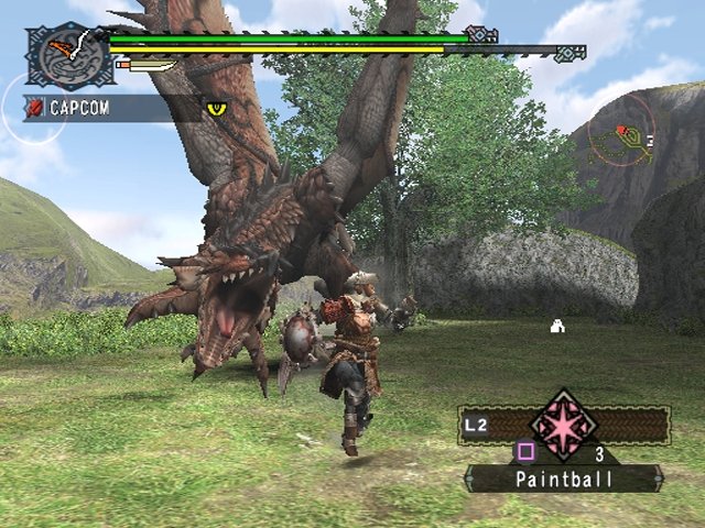 Monster Hunter on the PS2 in all of its polygonal glory