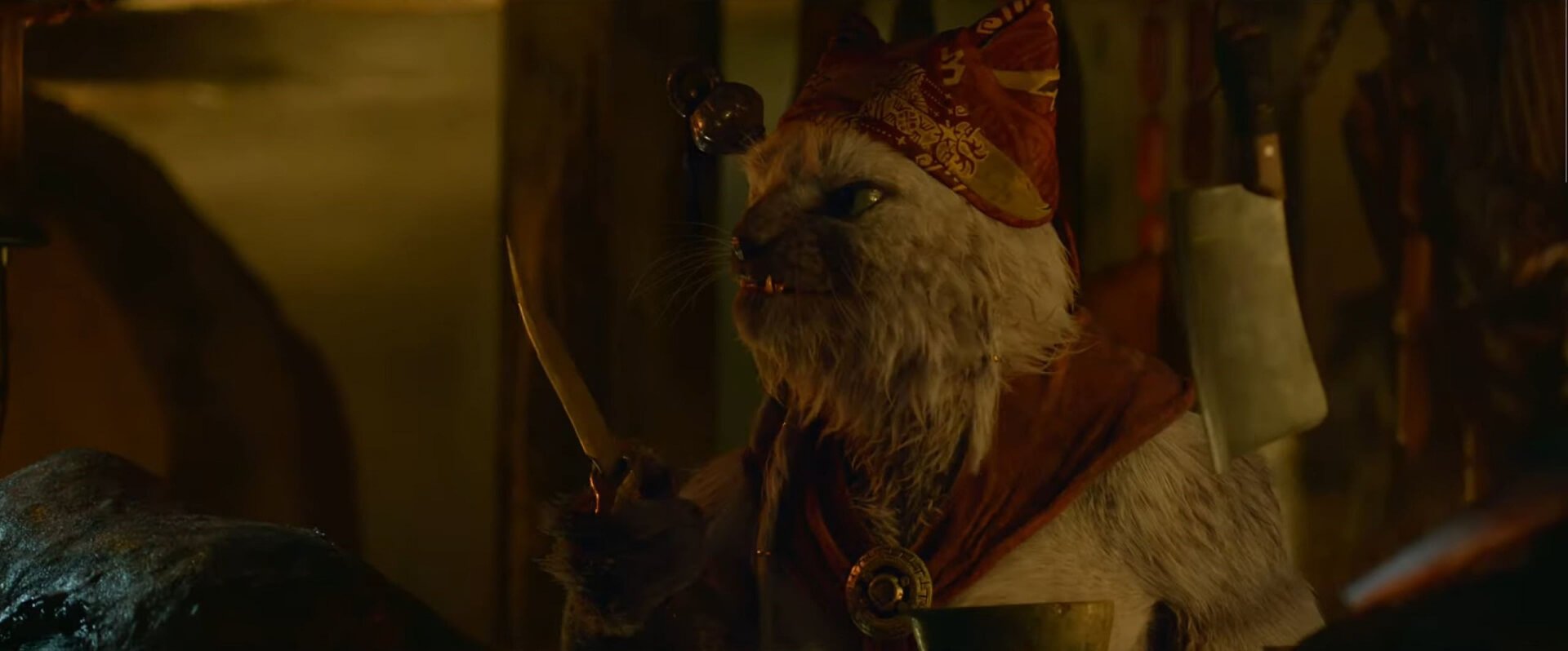 A Palico in the Monster Hunter movie