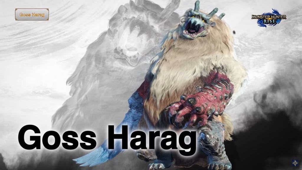 The Goss Harag monster in Monster Hunter Rise