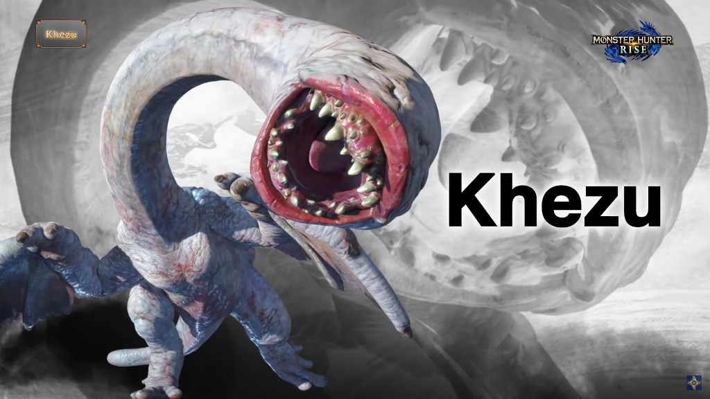The Khezu monster in Monster Hunter Rise