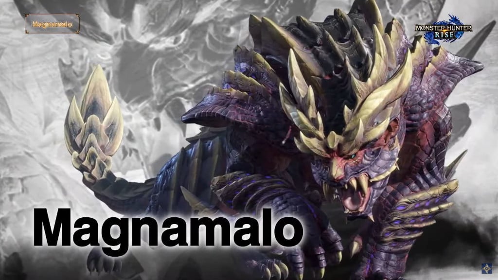 The Magnamalo flagship monster in Monster Hunter Rise