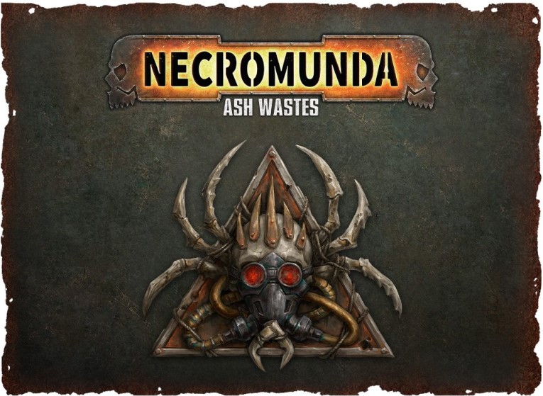 A promotional cover for Necromunda Ash Wastes