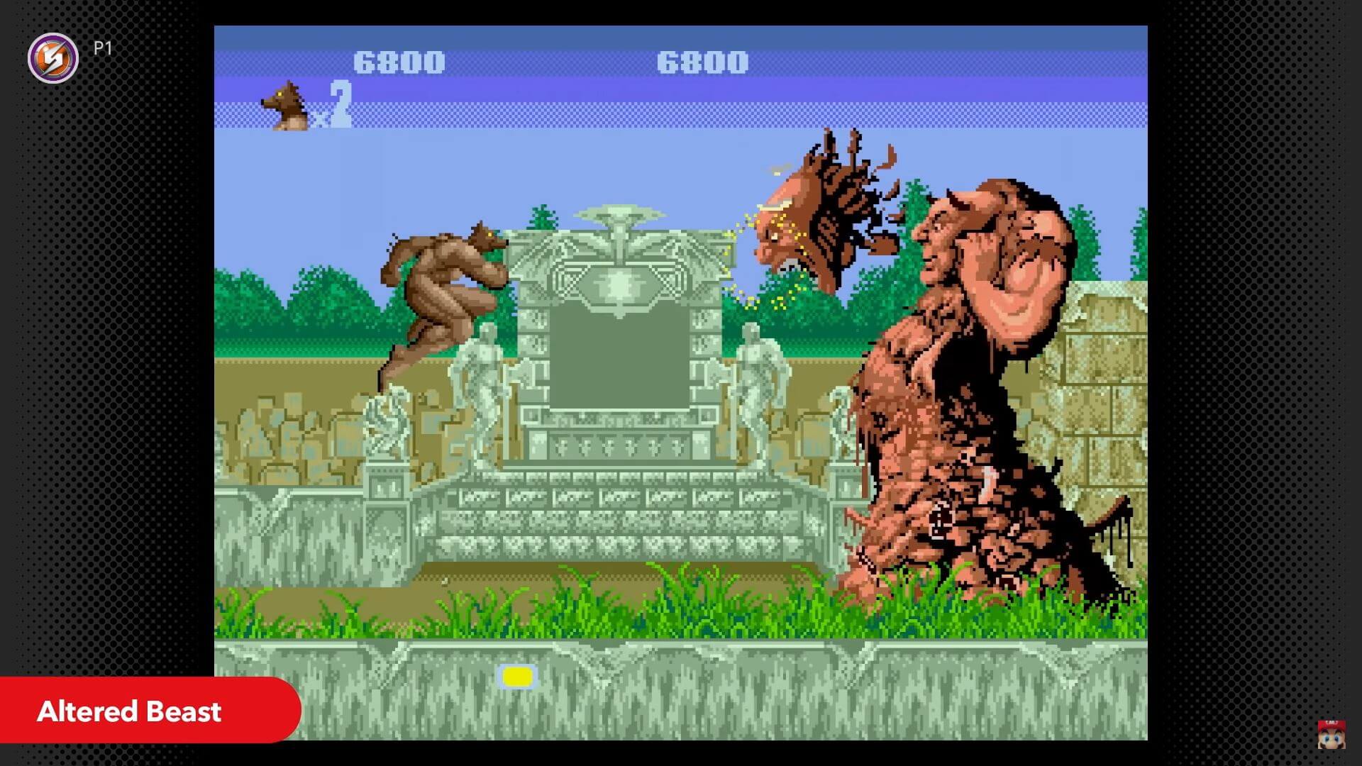 Altered Beast, one of the new Nintendo Switch Online Genesis games