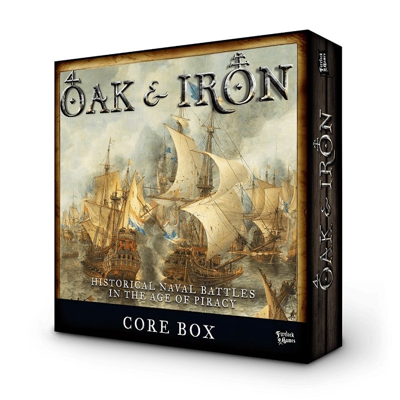 Oak & Iron Core Box.