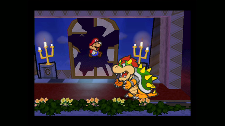 Paper Mario and Bowser 