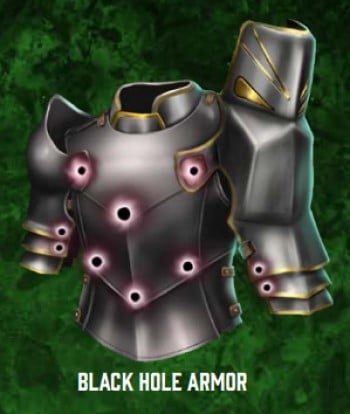 An image of Black Hole Armor from Pathfinder Treasure Vault