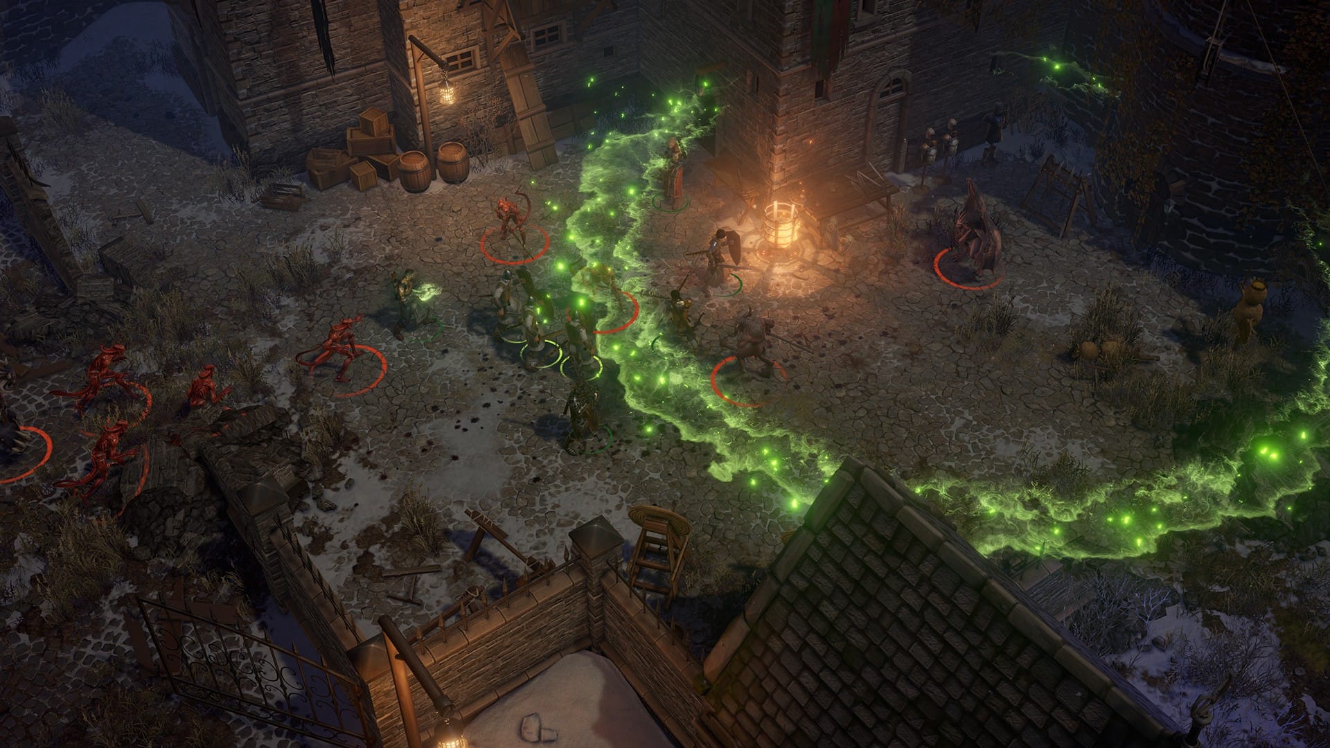 Pathfinder: Wrath of the Righteous Kickstarter green swirl
