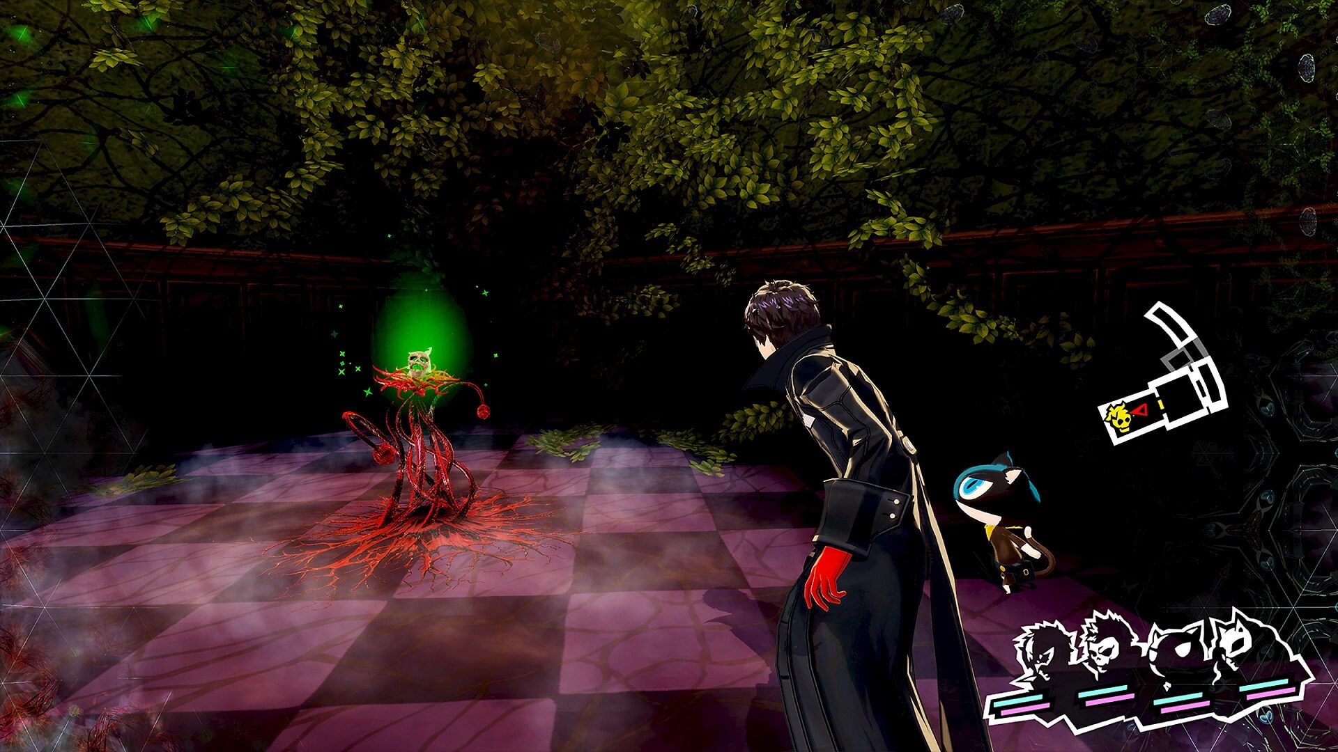 Joker battling an enemy in Persona 5 Royal