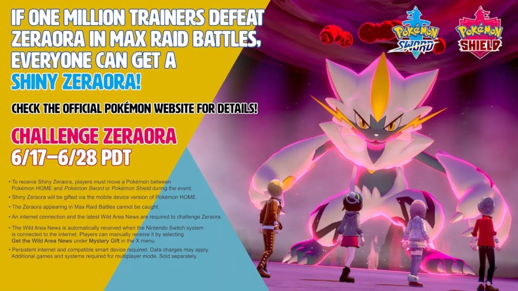 Info about the Zeraora raid battle from Pokémon Presents