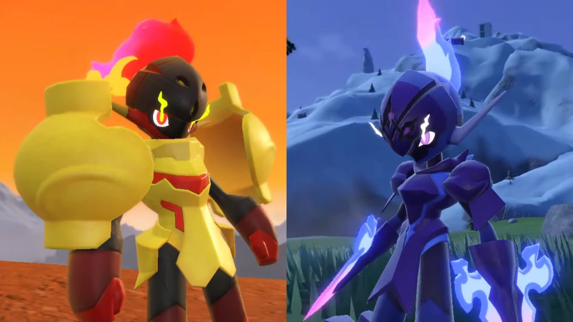 New Pokemon Armarouge and Ceruledge in Pokemon Scarlet and Violet