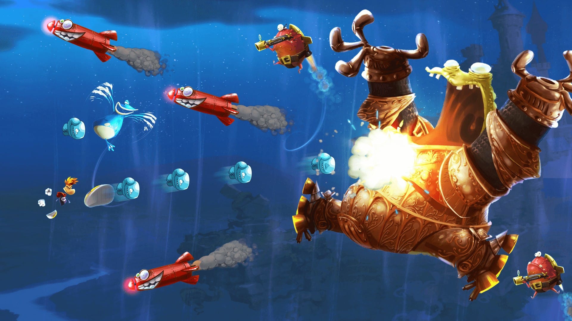 Rayman Legends free Epic Games Store underwater punch