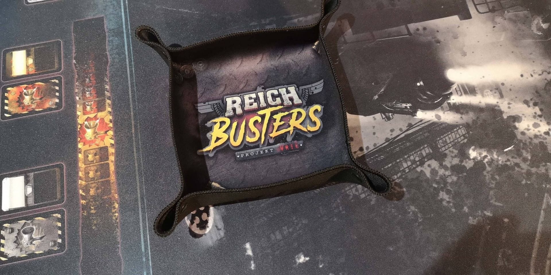 Reichbusters Game Mat and Dice Tray