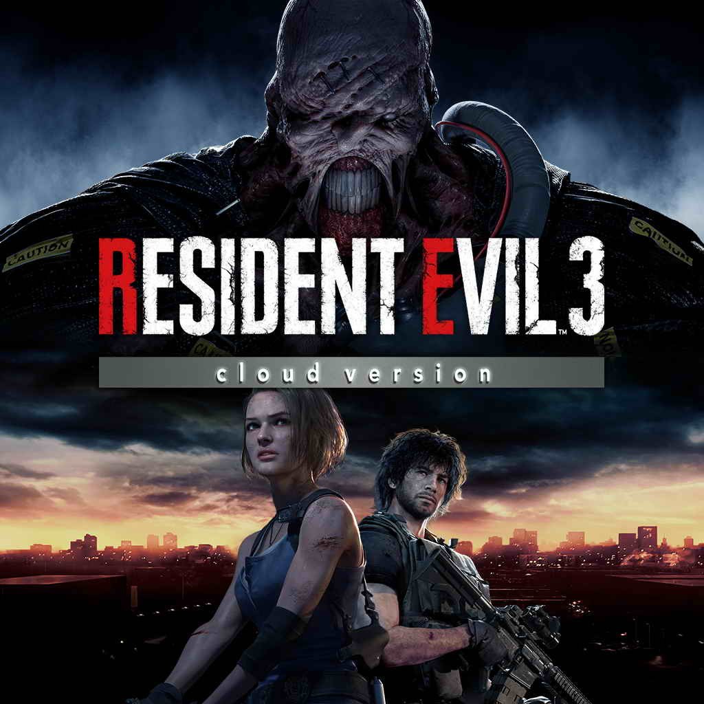 The artwork for Resident Evil 3 Switch Cloud Version