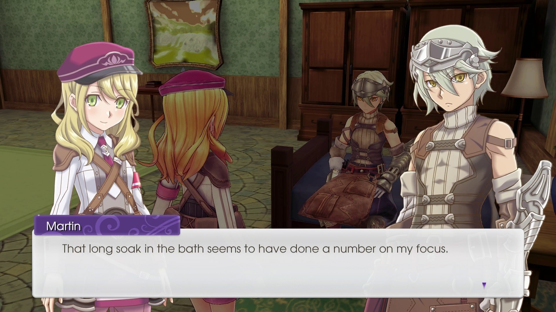 Talking to Martin in Rune Factory 5