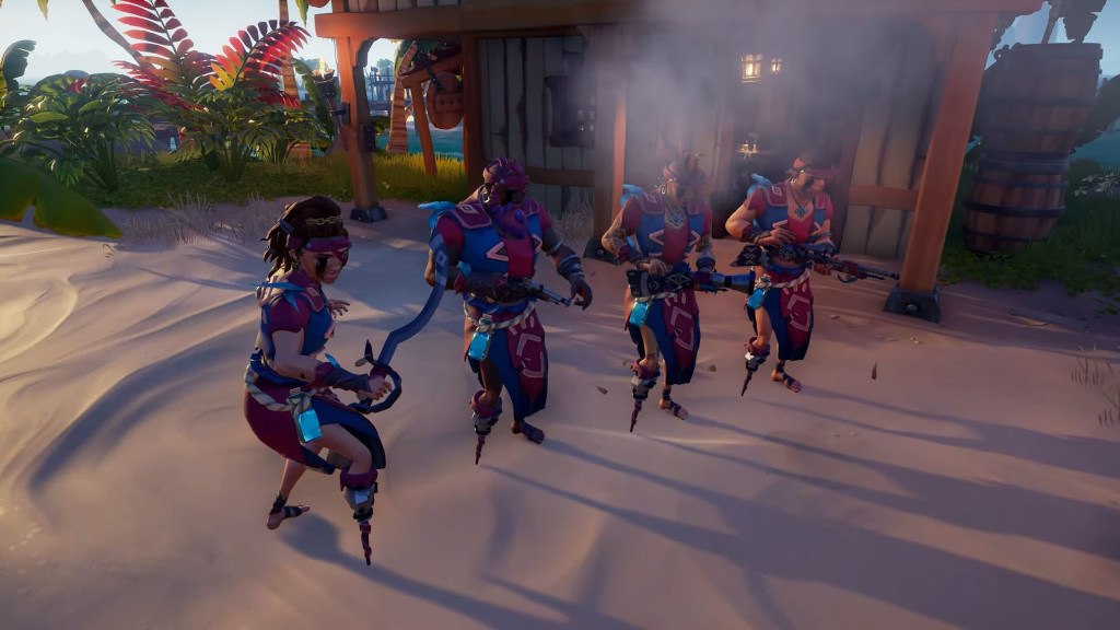 Some new Order of Souls cosmetics in Sea of Thieves Season 1