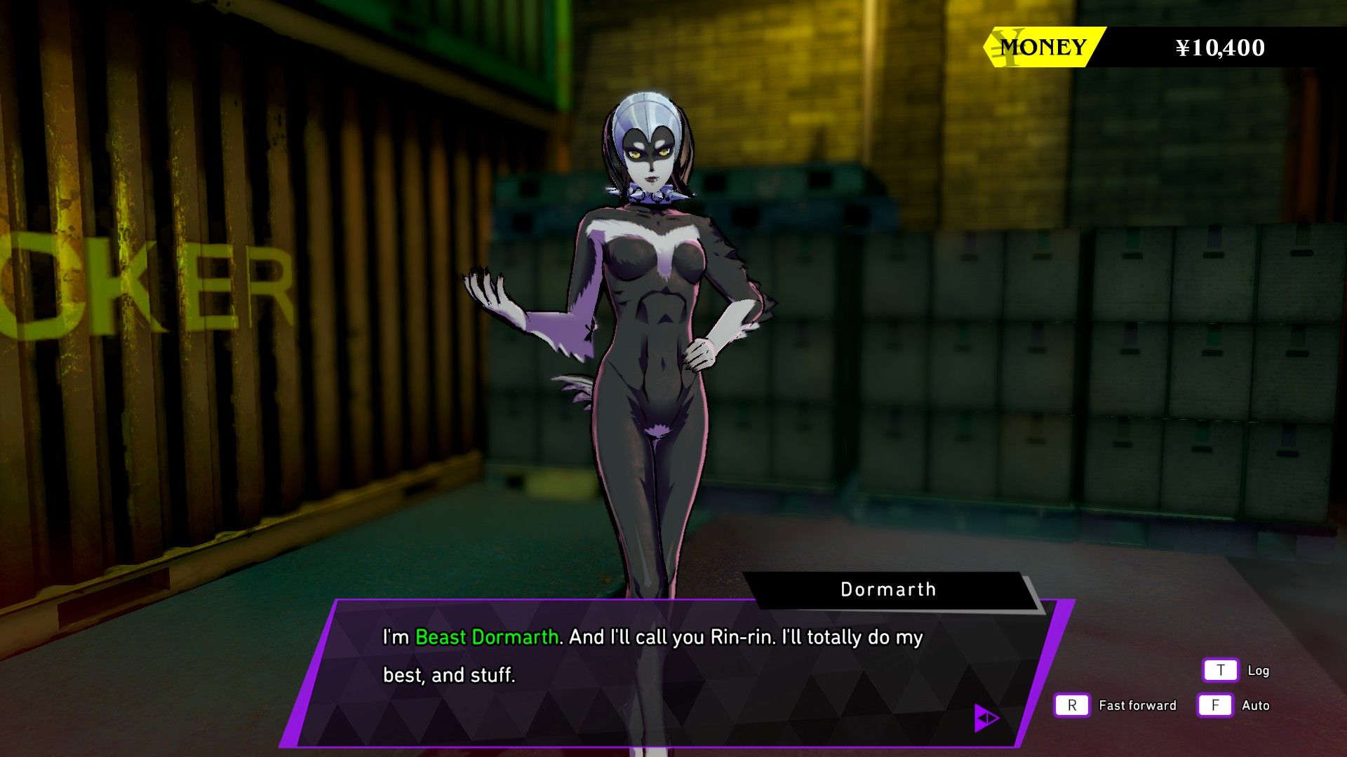 An image of discussion with a cat themed Demon In Soul Hackers 2