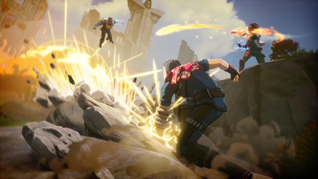 Mages battling one another using the elements in Spellbreak