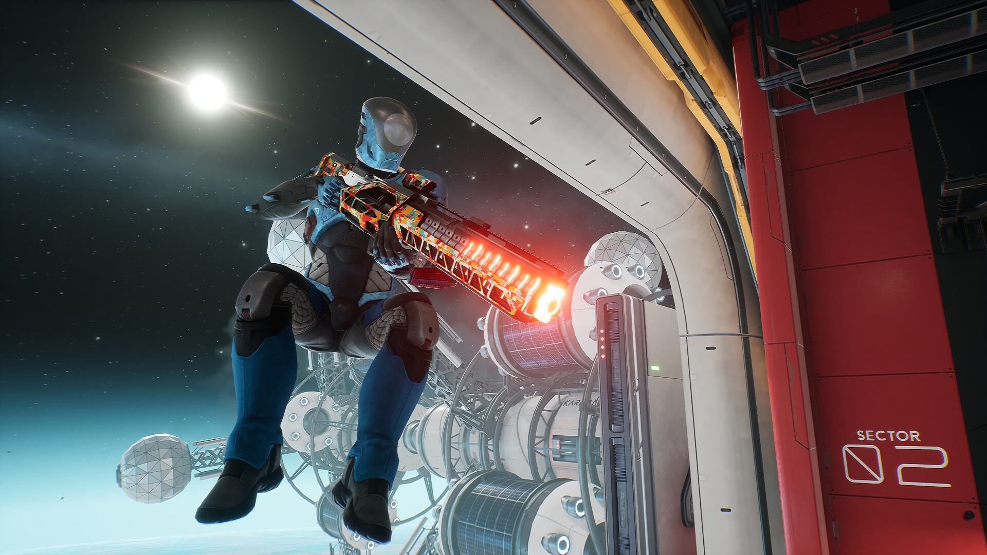 Splitgate, a free-to-play game of the kind that the new Denuvo DLC DRM is targeting
