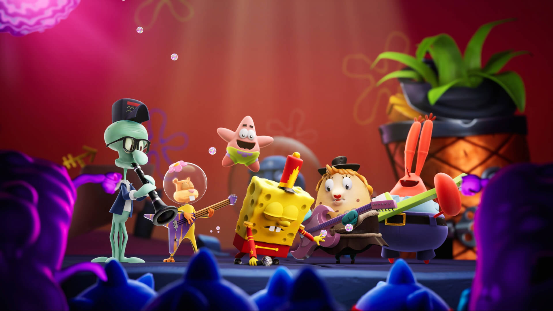 A shot from the SpongeBob SquarePants: The Cosmic Shake trailer