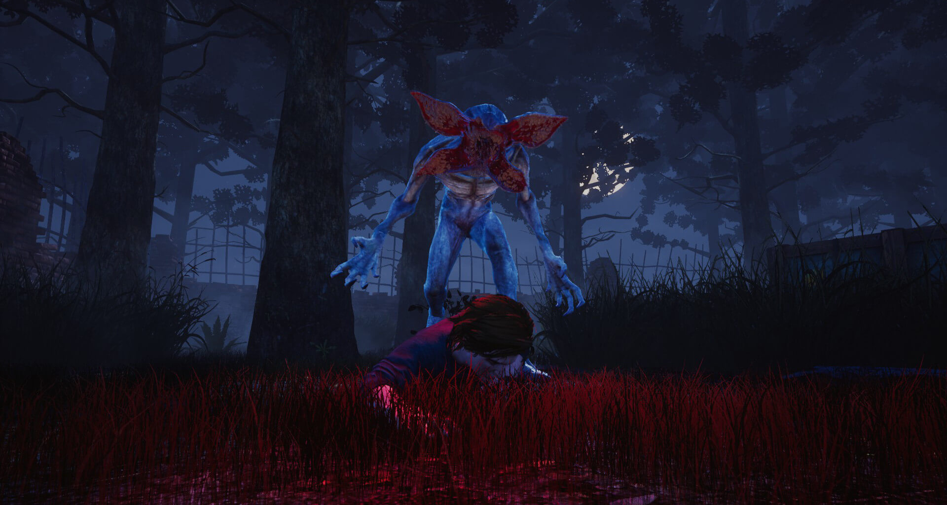 The Demogorgon in the Stranger Things chapter of Dead By Daylight