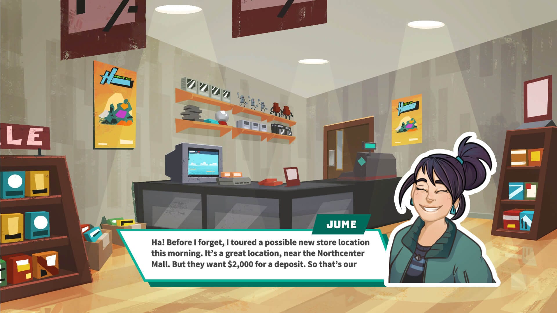 Super Mash screenshot - cutscene dialogue