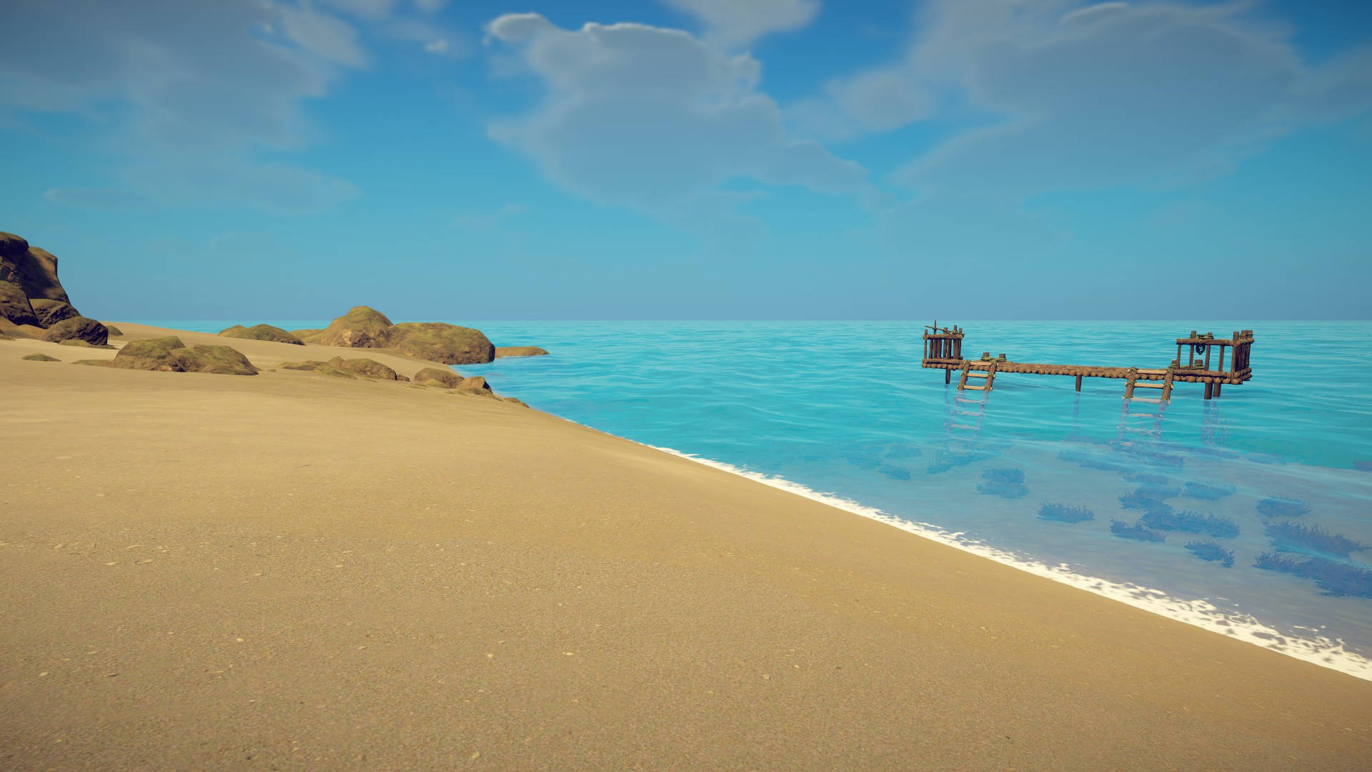 Survival: Fountain of Youth Survival Abilities and Skills Guide - A Dock Just Off the Shore on the Island of Hope