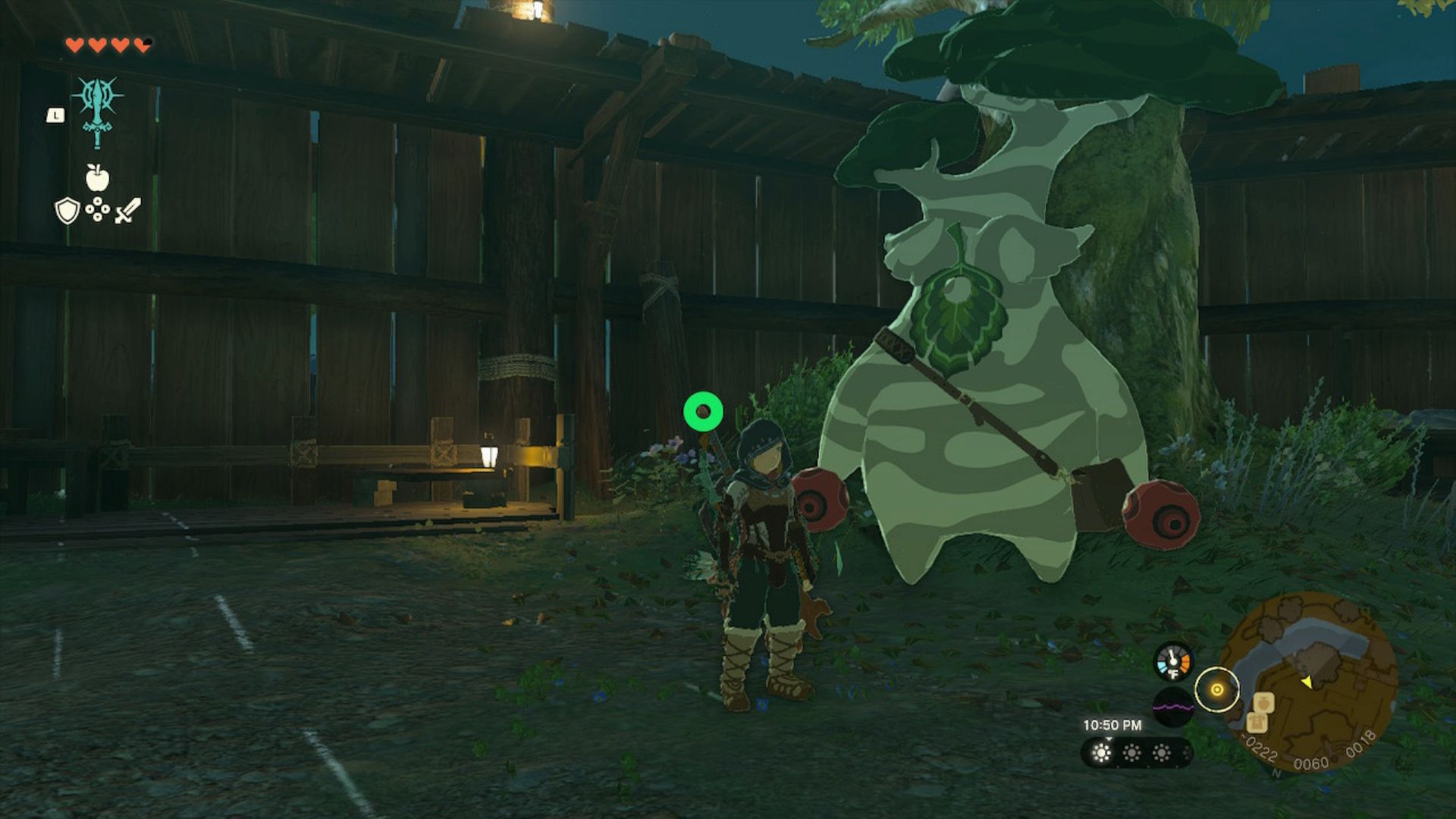Hestu's location in Central Hyrule so you can trade in your Tears of the Kingdom Korok Seeds
