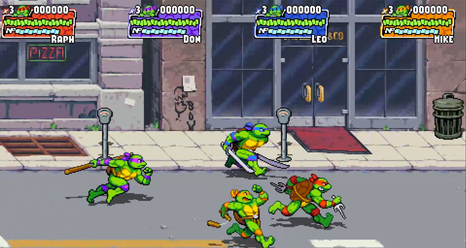 Teenage Mutant Ninja Turtles in Shredder's Revenge 