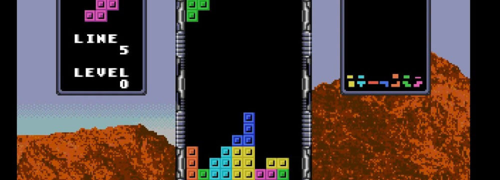 Tetris Mega Drive Banner