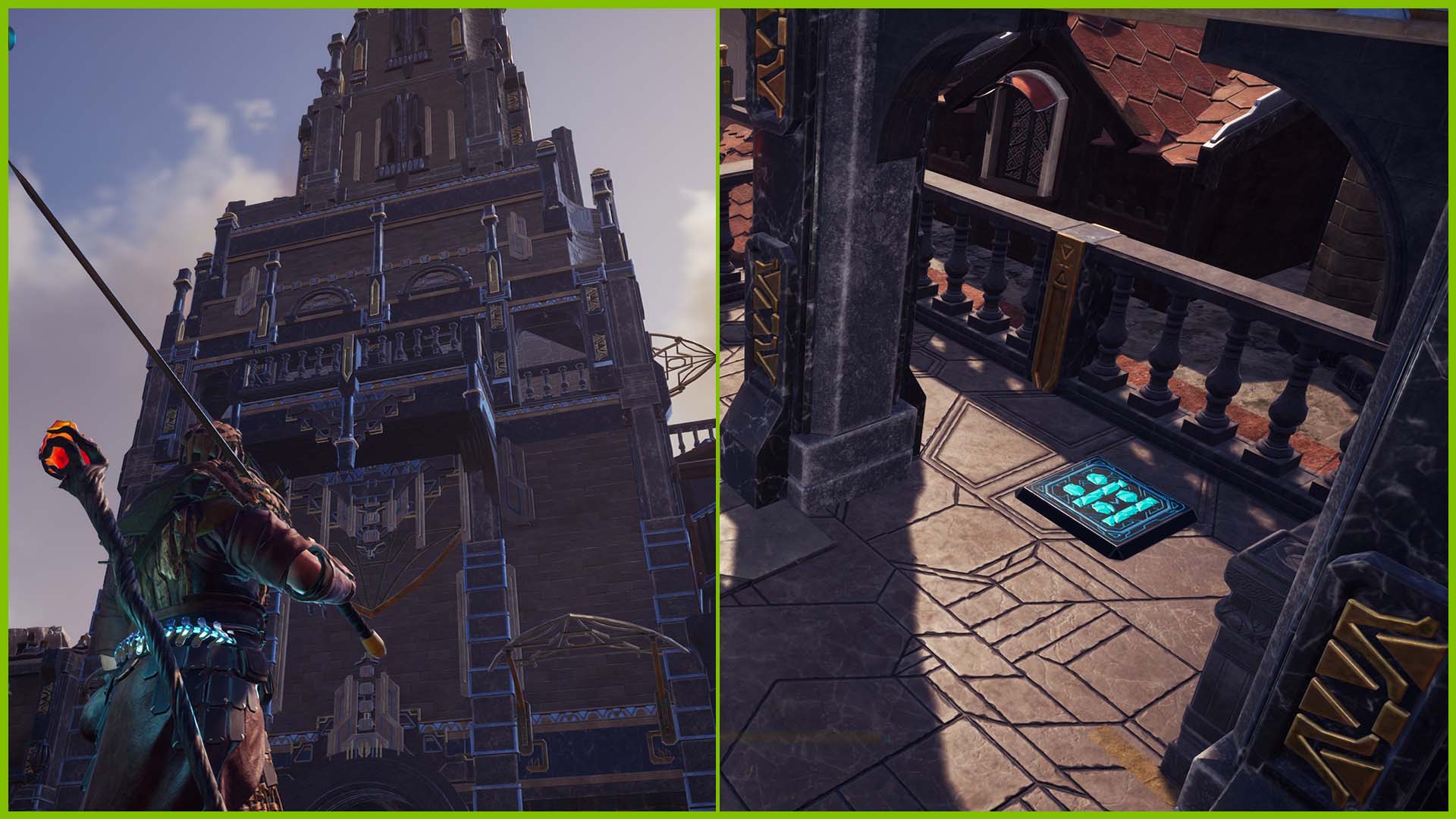 Image of Where A Last Oricru City Vault Symbol Hint Is Located In a Tower